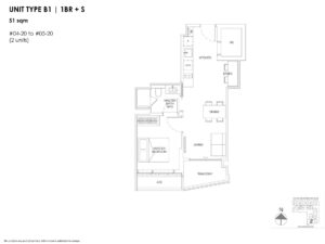 MORI-1-Bedroom+Study-Type-B1